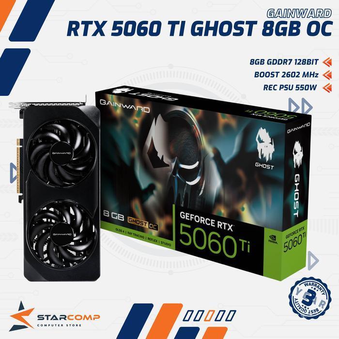 GAINWARD GeForce RTX 5060 Ti 8GB GHOST OC RTX5060