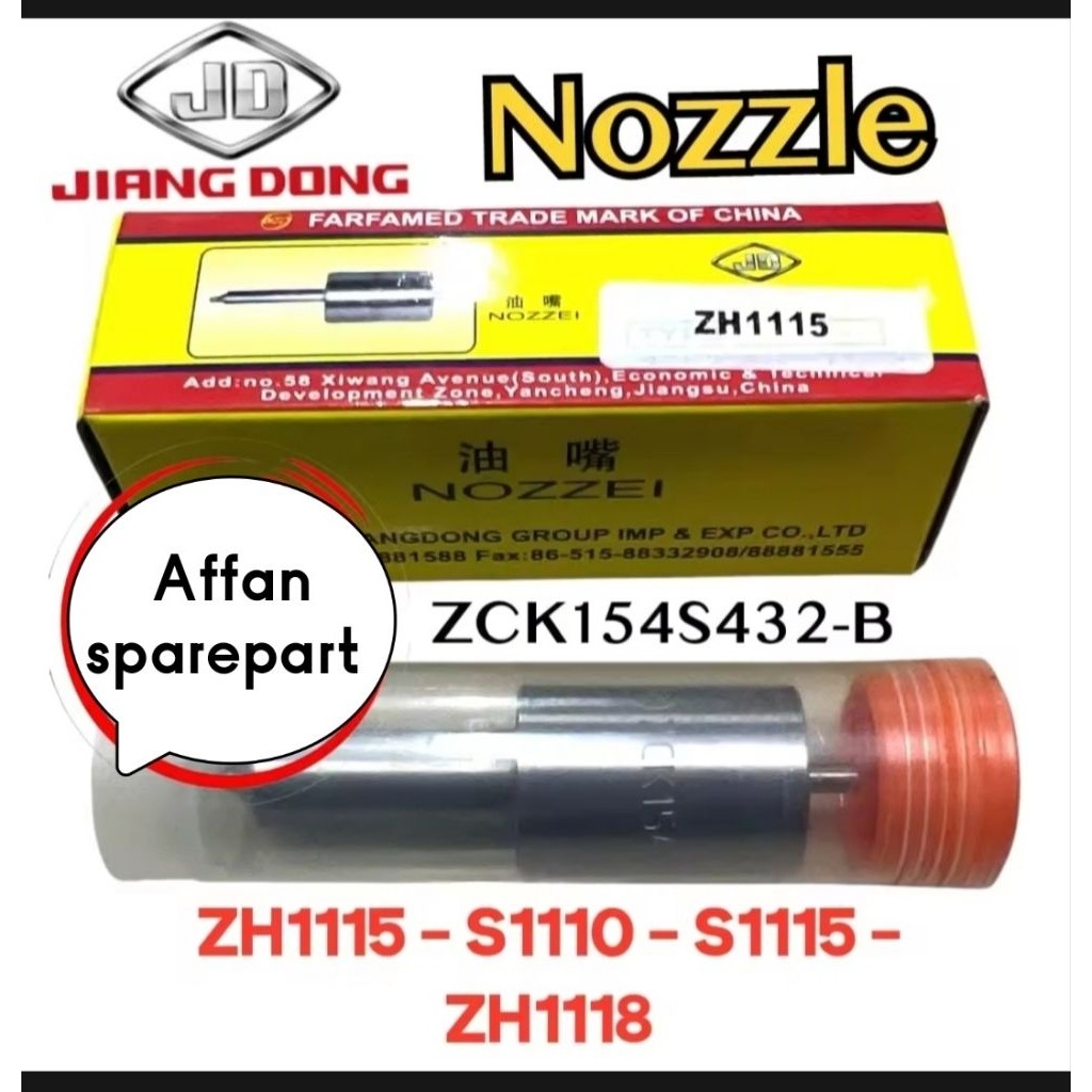 GILISHOP NOZZLE ZH 1115 MESIN DIESEL PENGGERAK JIANGDONG ZH 1115 MESIN ( 24 PK ) ORIGINAL JIANGDONG