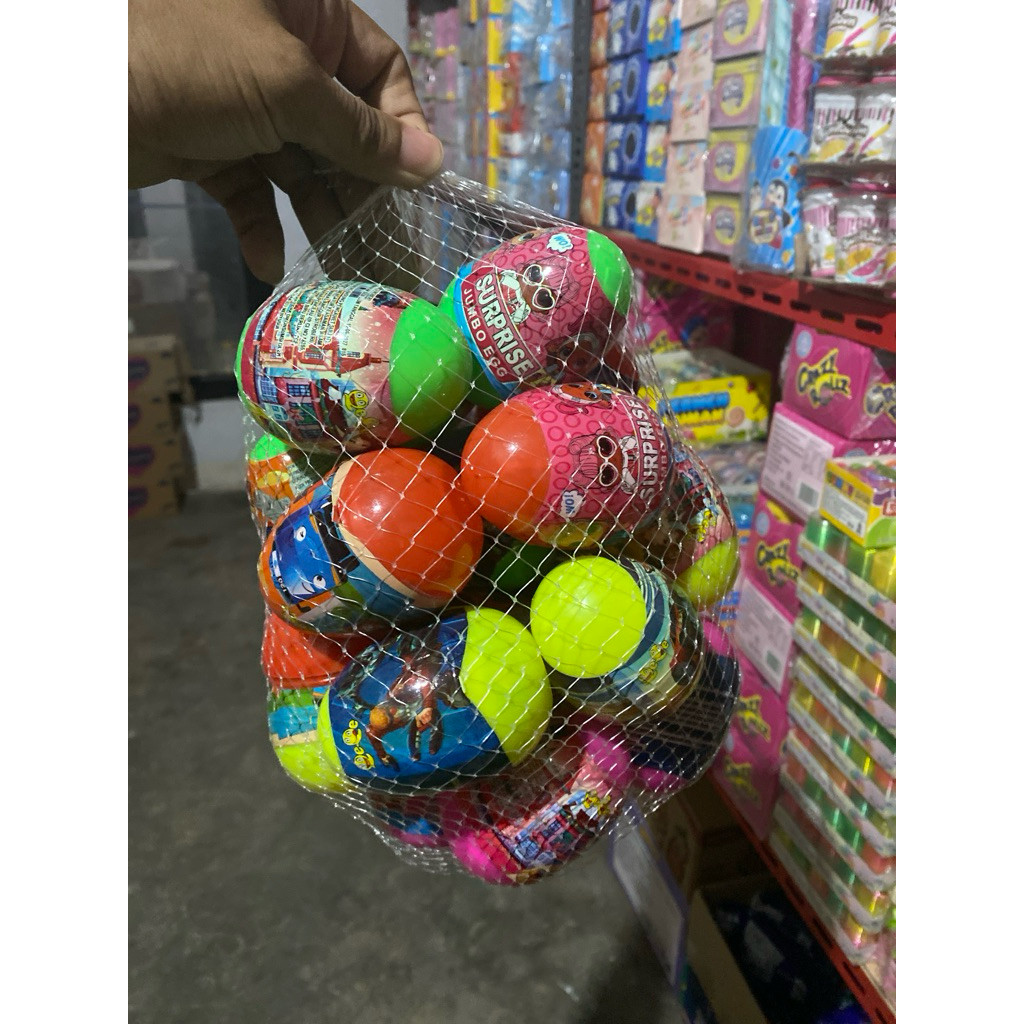 Qeqe Permen Keras Suprise Jumbo Egg