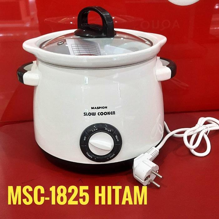 Pro Elektrikstore Slow Cooker Maspion MSC1825 / MSC 1825 / Slow Cooker Maspion 2.5ltr - MSC-1825 Bla