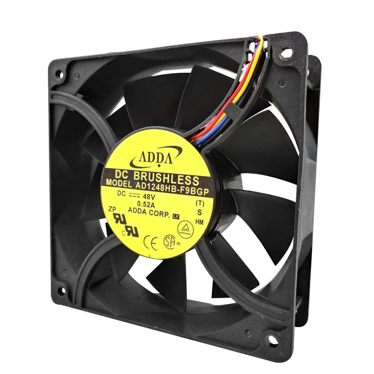 ORIGINAL AD1248HBF9BGP 48V 052A 12038 120*120*38mm NEW COOLING FAN RAATOR