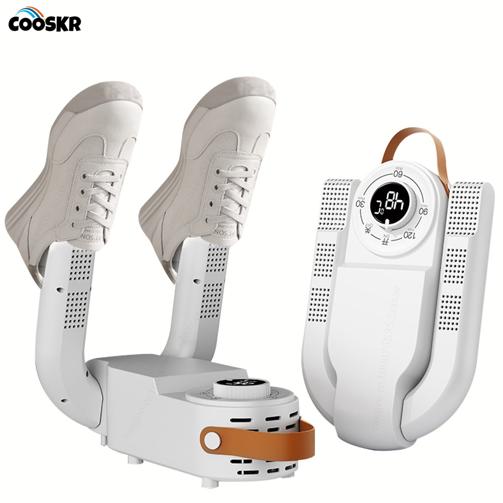 Foldable Shoe Dryer Electric Shoe Warmer Heater Boot Warmer Shoe Intelligent Timer Shoe Dryer Deodor