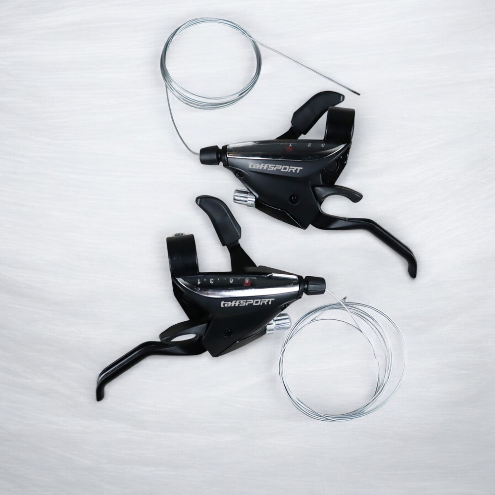 2 PCS Mezzo Shifter Handle Brake Rem Sepeda 8 Speed - Tuas Rem + Oper Gigi Sepeda MTB 8 Speed - Brak