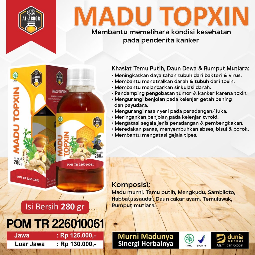 Obat Herbal Tumor Jinak - Madu Topxin .