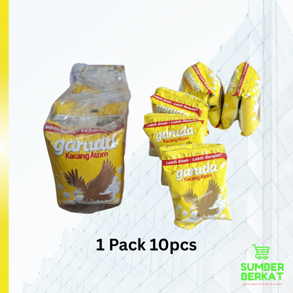 1 Pak Sukro Garuda Kacang Atom 1000 isi 10pcs - RK