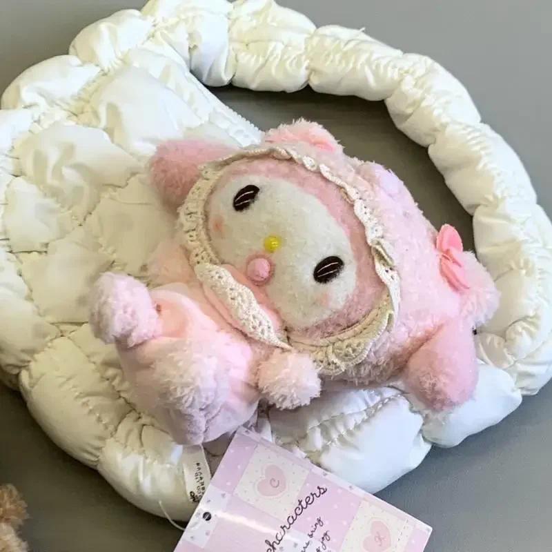 Kawai Latte Kuromi My Melody Cinnamoroll Nipple Baby 10Cm Plush Doll Pendant Ornaments Cute Gift