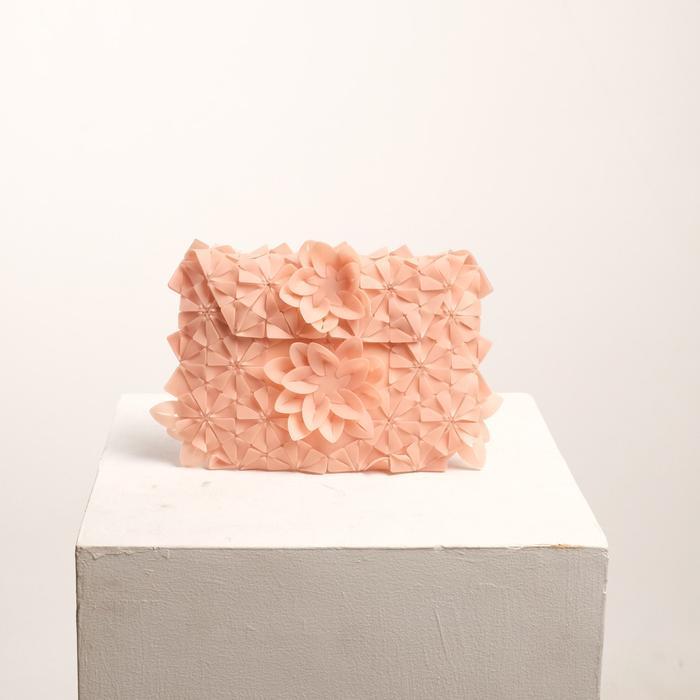 Byo Bags - Bloom Warrior Clutch in Various Color - Peach