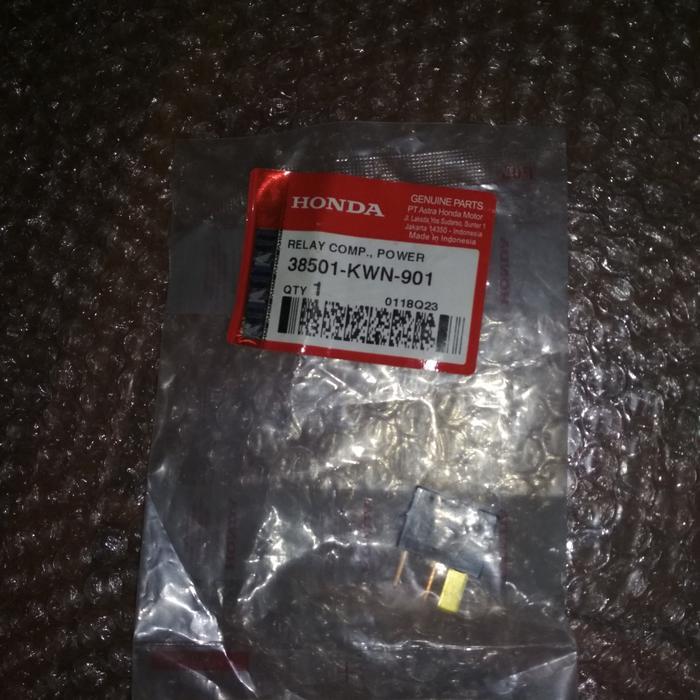Relay power motor honda Beat esp Pcx vario 38501-KWN-901 kaki 4 hitamPASS