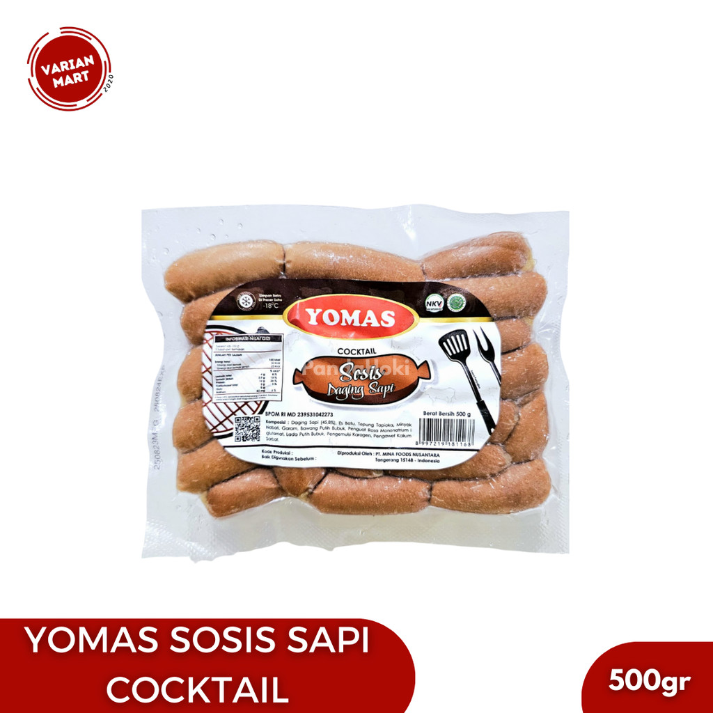 Yomas Sosis Beef Cocktail / Sosis Sapi Cocktail 500gr