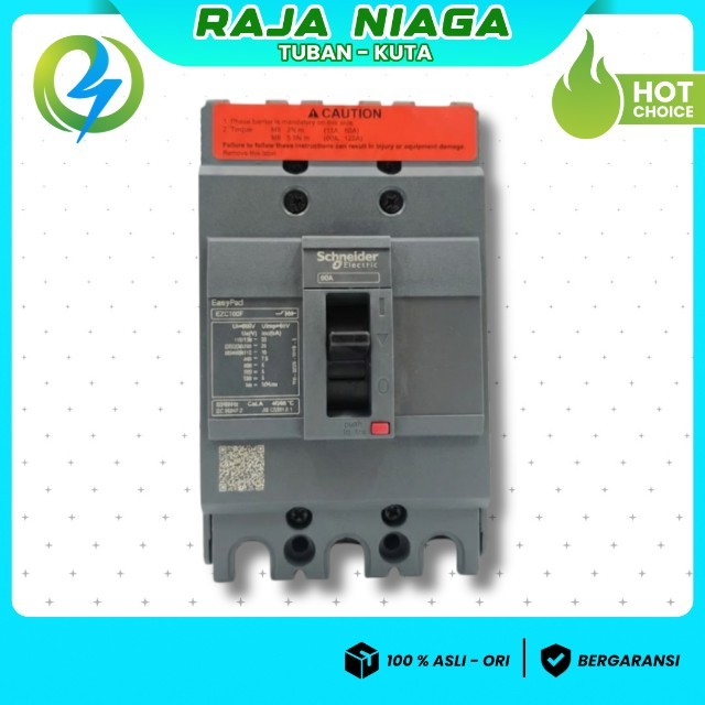 MCCB 3 PHASE 80a Schneider