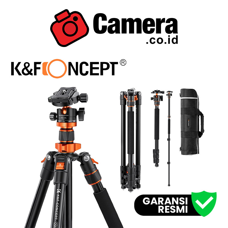 K&F Concept Tripod S210 K234A7+BH-28L with Ball Head GARANSI RESMI