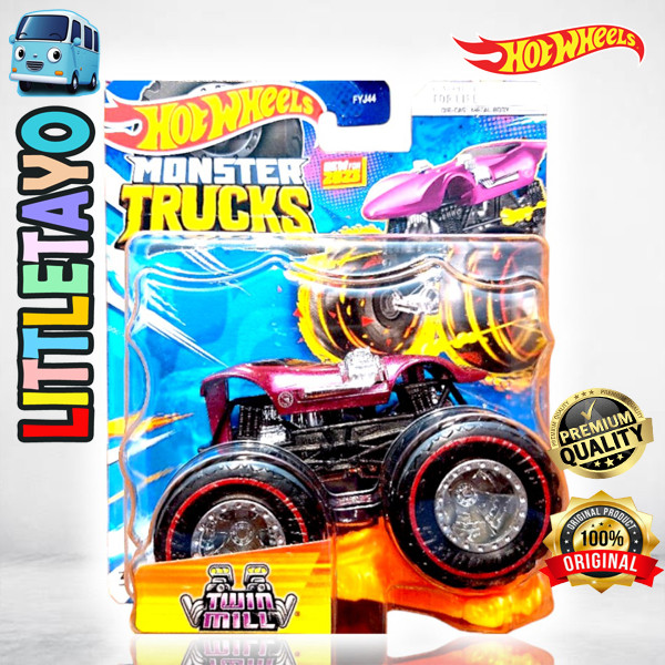 Hot Wheels Monster Trucks Twin Mill Ungu Treasure Hunt