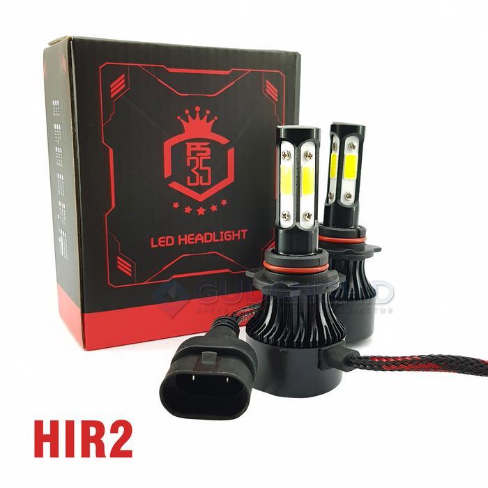 Lampu LED X7 COB 4 Sisi Mobil H4 H7 H11 HB3 HB4 HIR2 12V 40W 2pcs PNP Terang - HIR2