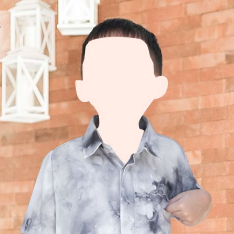 Atelier Angelina Samawa Koko Kids Tangan Panjang Gradient Flow - Gentle Breeze