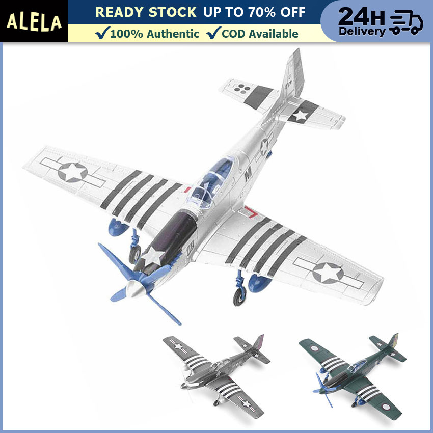 Mainan Model Kit Pesawat 4D Miniatur Pesawat Jet Klasik Fighter 1:48 Model Kit Card Koleksi