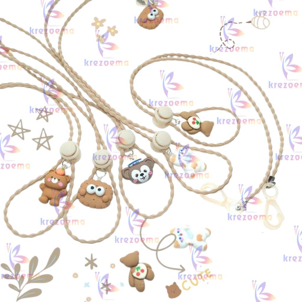 1pcs Stopper tali masker karakter lucu grosir murah stopper  hias clay lucu