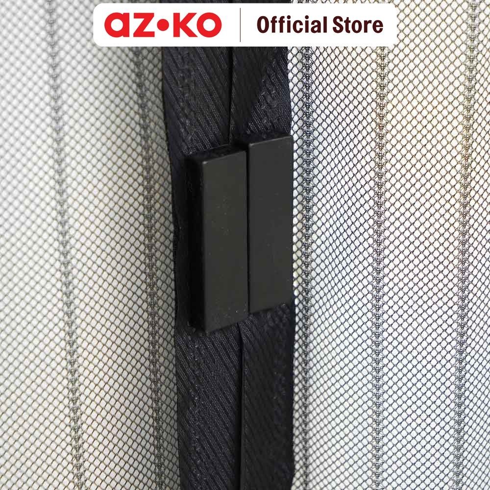 AZKO Krisbow Tirai Pintu Magnet Anti Nyamuk 100x220 cm - Hitam Anti Mosquito Magnetic Door Curtain T