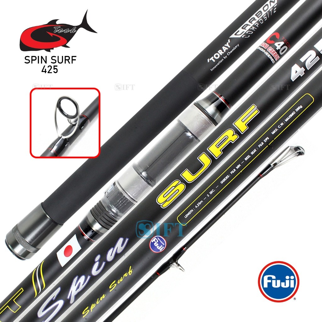 Joran G-TECH SPIN SURF 425 | Salt Water Japan | Rockfishing Pasiran Laut Resmi GTech | IFT Pancing