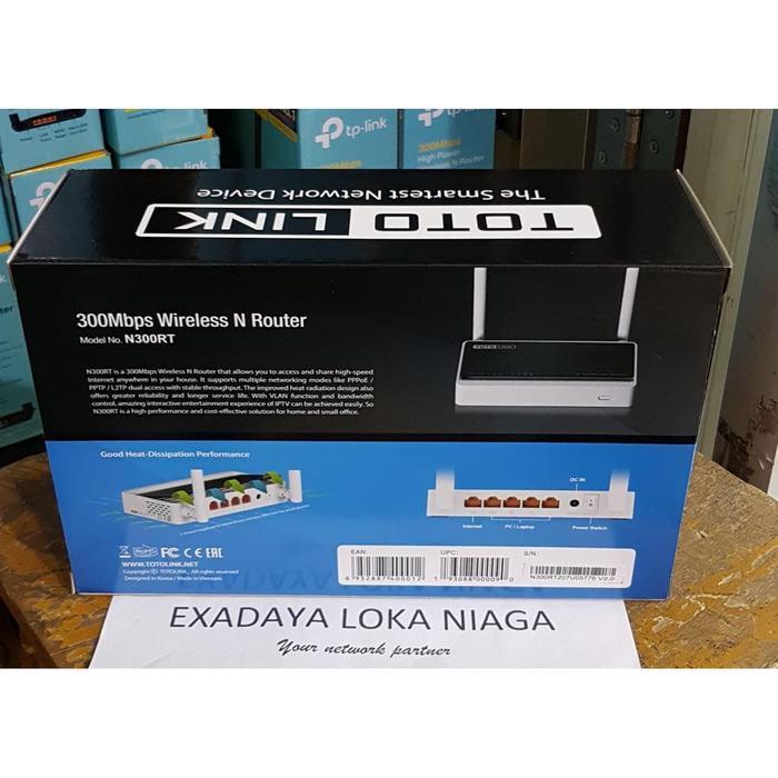 TOTOLINK N300RT - 300Mbps Wireless N Router - 2 Antena TOTOLINK N300RT