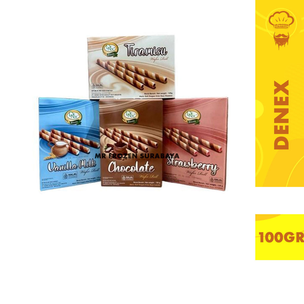 Denex Wafer Roll 120gr Aneka Rasa
