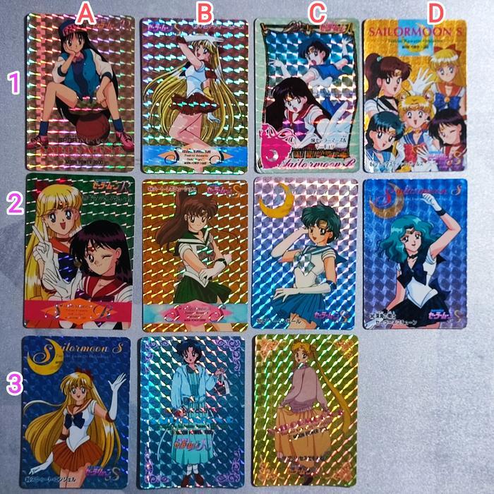 CARD SAILOR MOON  SAILORMOON BANDAI JAPAN HOLOGRAM ORI RARE
