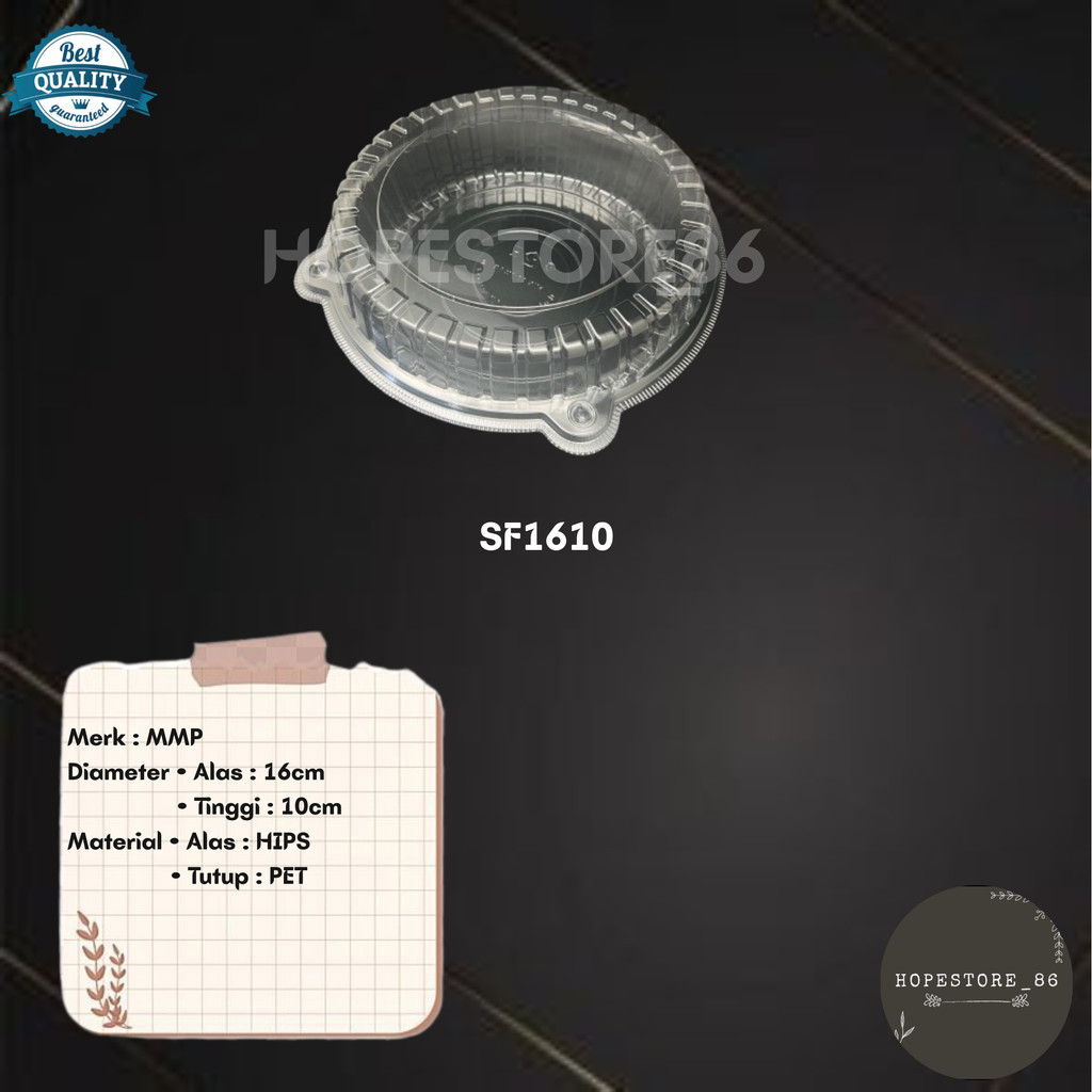 [MS] Mika Bolu Sifon 1610 / Mika Kue Bolu Bulat 16 Cm Tinggi 10 Cm / Mika Sifon 16 cm / Mika bolu Ch