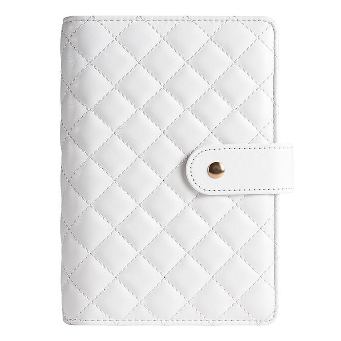 Binder Tabungan Kulit Puff Diamond A6 6 lubang binder jurnal tabungan organizer uang budgeting keuan