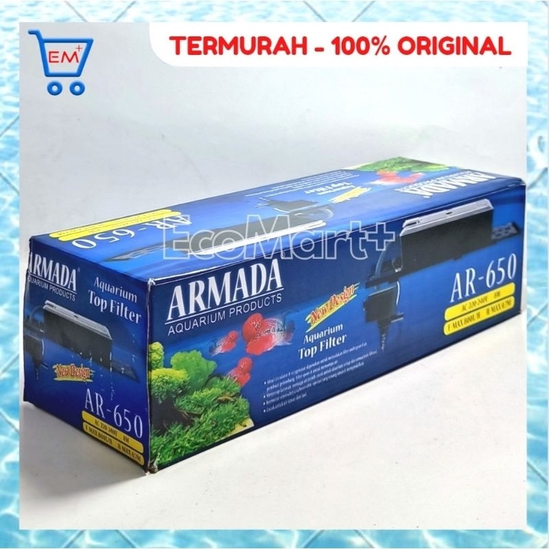READY Filter Set ARMADA 650  BOX FILTER SET  Armada AR 650 Aquarium Top Filter