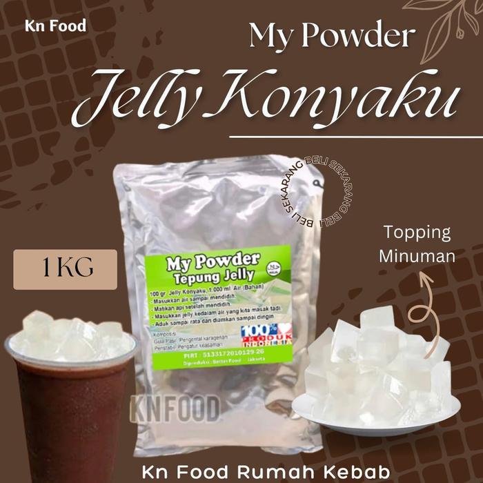 Powder Jelly Konyaku- Bubuk Jelly Konyaku  1 kg