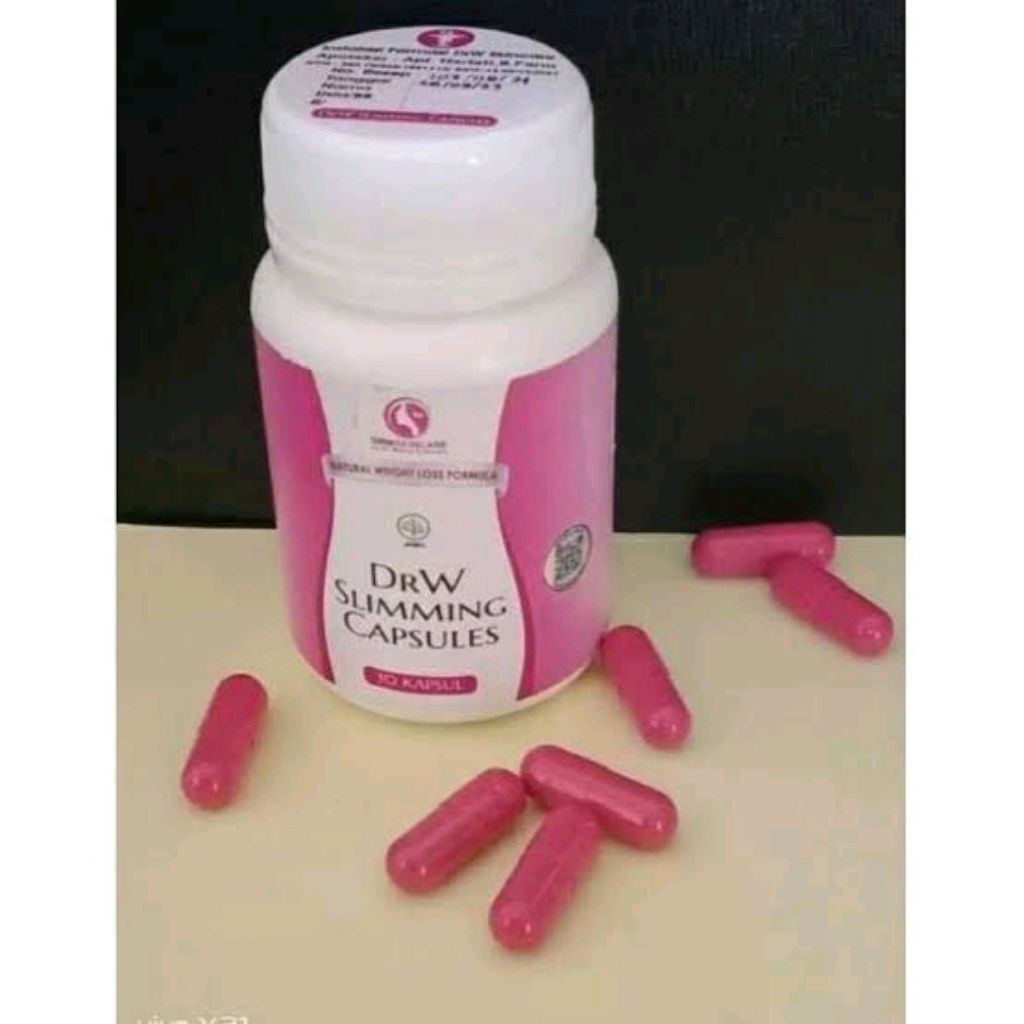 [Bisa COD]  drws ORI Kapsul Diet Extra Ginger/Sliming Capsule Herbal Penurun Berat Badan Ampuh Isi 3