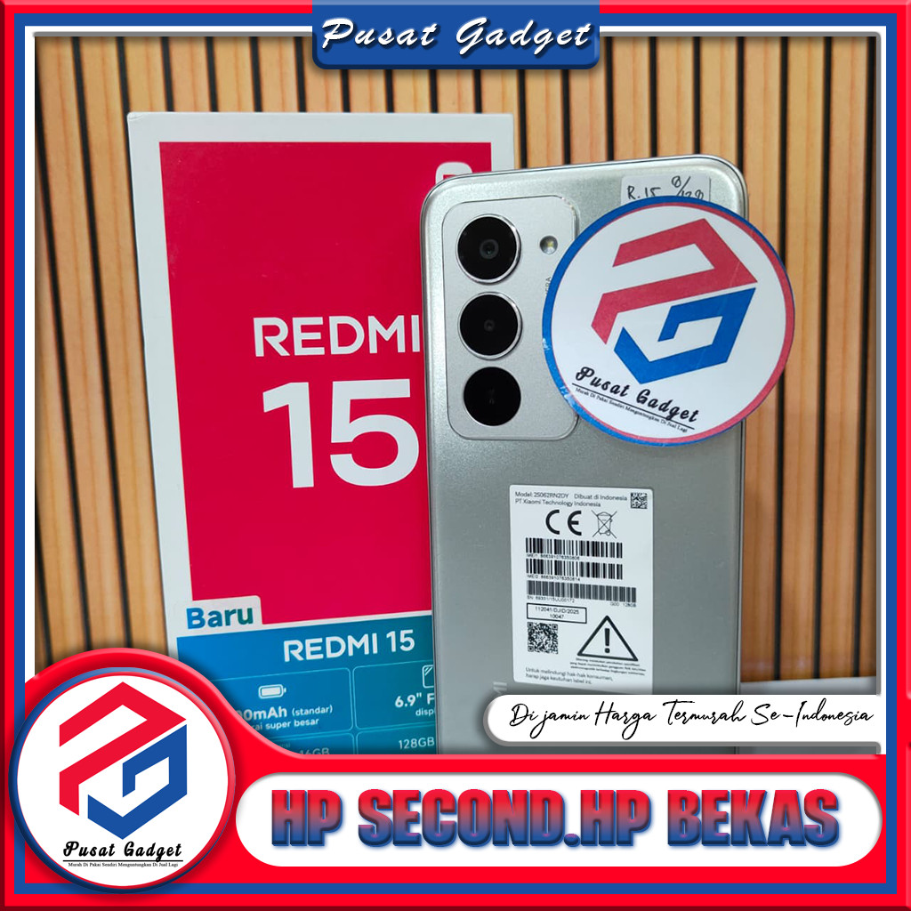 Xiaomi Redmi 15 4G Ram 8/128GB | Ram 8/256GB Second Pusat Gadget