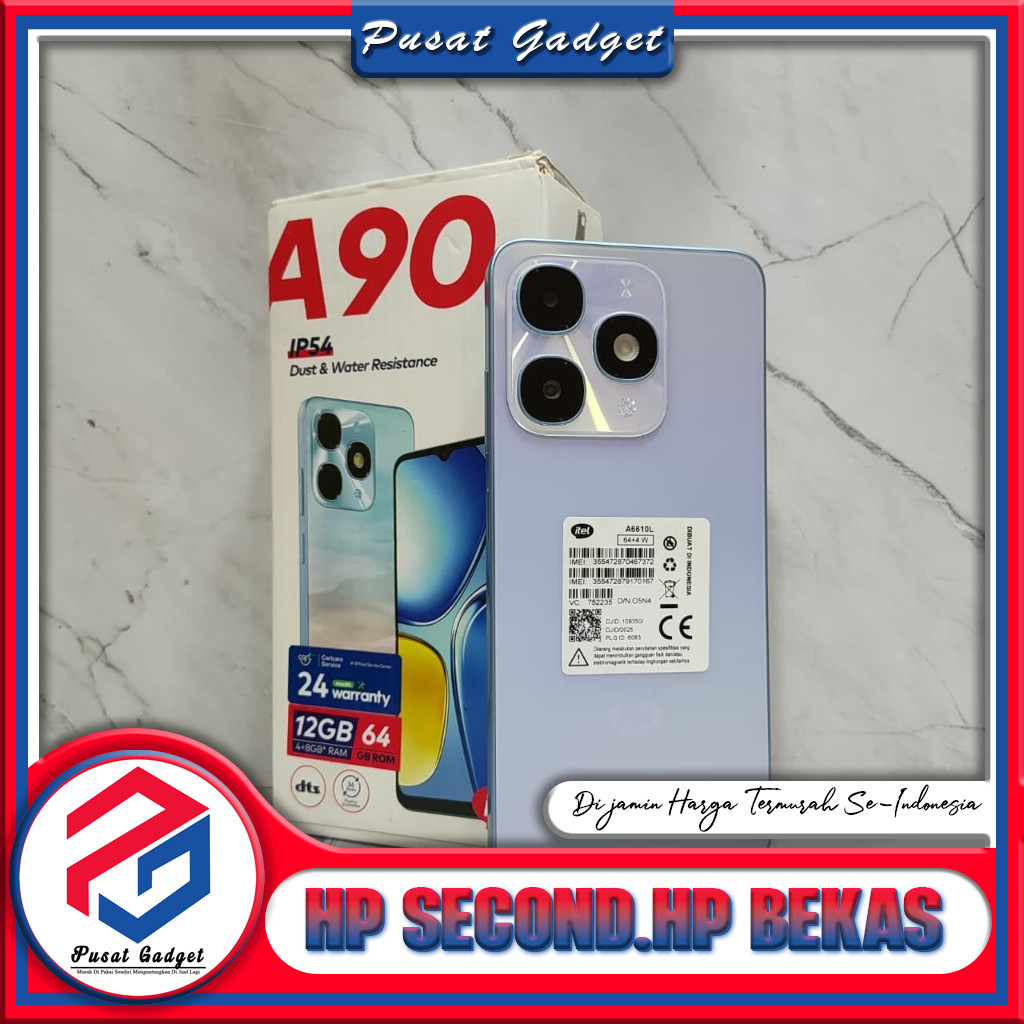 Itel A90 Ram 4/64GB | Ram 4/128GB | Ram 4/256GB Second Pusat Gadget