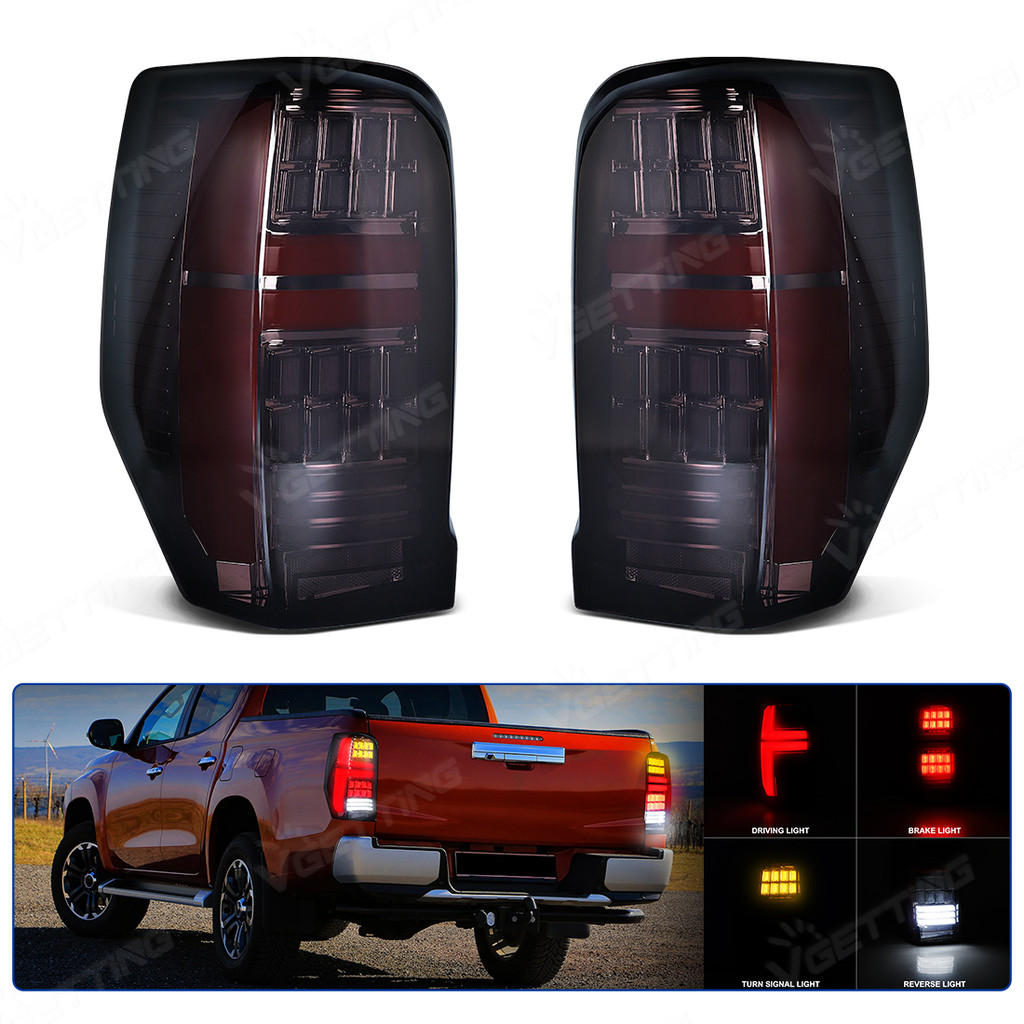 Lampu Belakang Mobil Untuk Mitsubishi Triton L200 2019 2020 2021 2022 LED Lampu Rem Belakang Samping