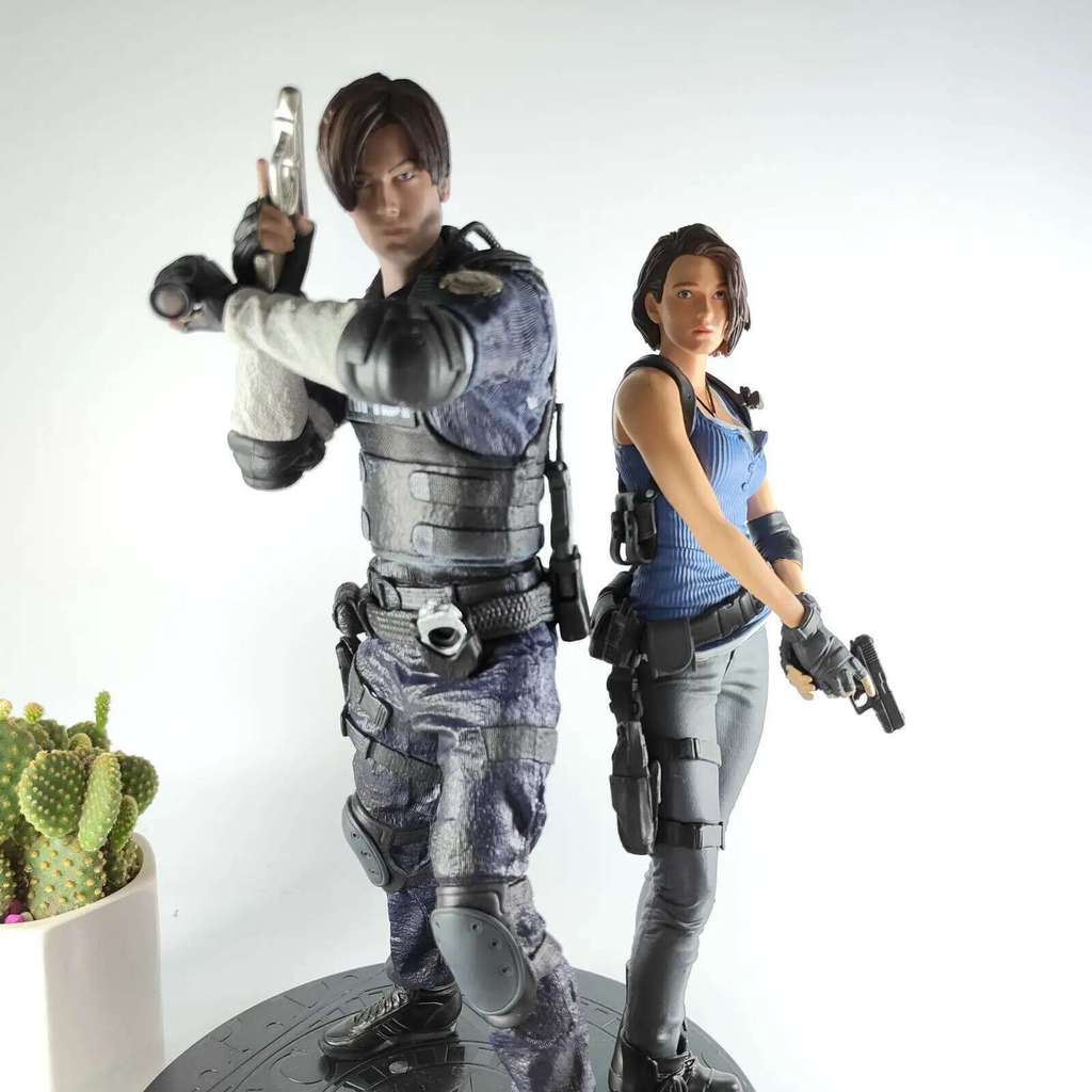 VALENTINE aracter JILL BIOHAZARD EVIL Leon Scott Kennedy 30cm Statue Action Figure Toys