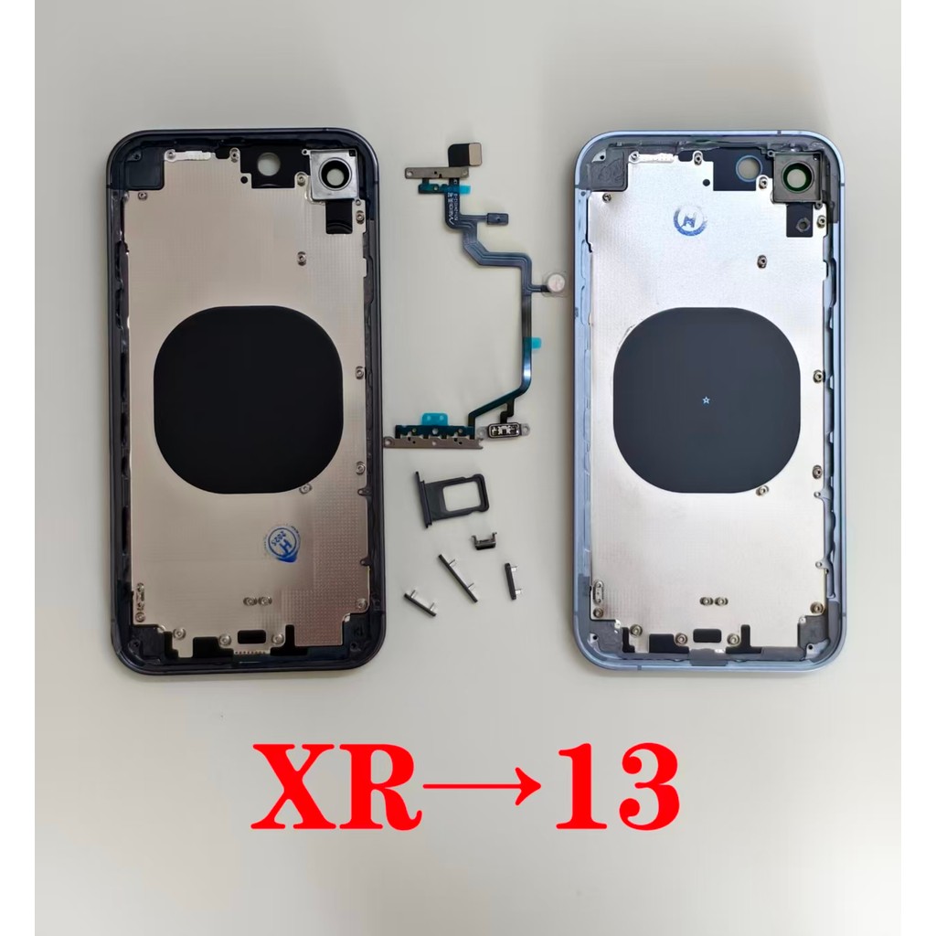 Big Camera Y Back Cover Housing For XR to 13 Back Battery Middle Frame Replacement For iPhone XR lik