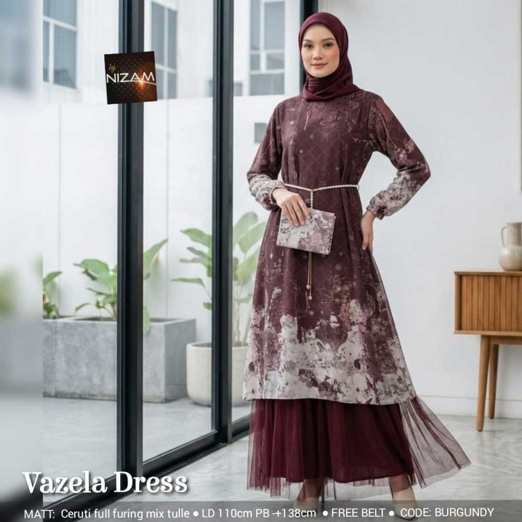 1003     VAZELA DRESS by NIzAM