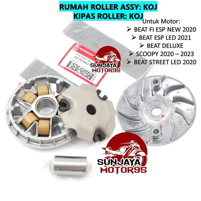 Rumah Roller + Kipas CVT Lawan Rumah Roller Genio - Beat New - Beat Deluxe - Scoopy Fi eSP 2020 KOJ
