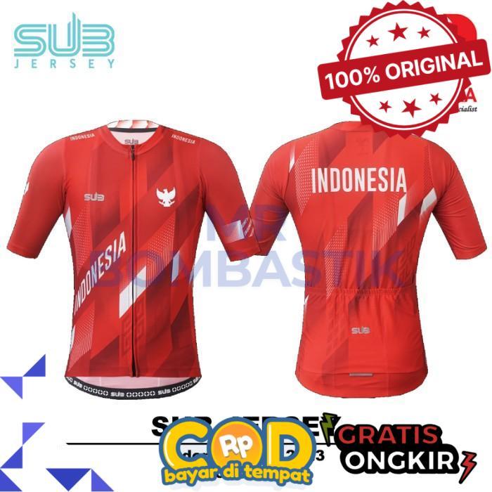 SUB Jersey Indonesia 2023 Short Sleeve Jersey Sepeda Premium Series - S
