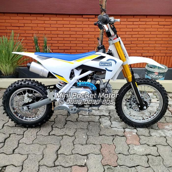 MOTOR MINI TRAIL 110CC AUTOMATIC - MINI TRAIL HUSQ 110CC MATIC 4TAK - Kuning