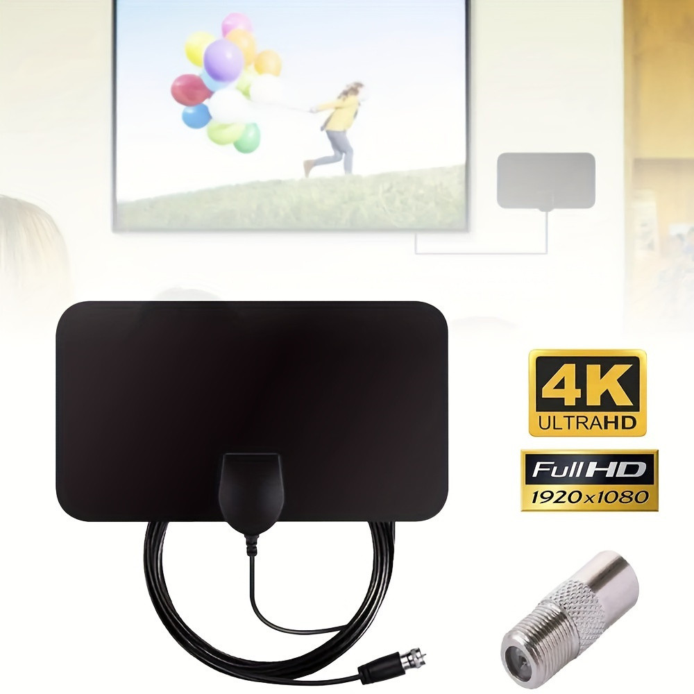 4K 1080p for Smart TV Smart TV Antenna gital TV Antenna 2023 Latest Portable HD Antenna Indoor Suppo