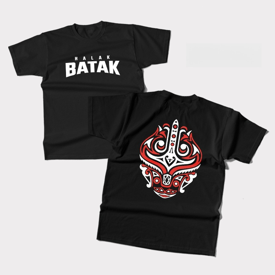 Baju Kaos Pria HALAK BATAK - Kaos Marga Batak Pride Keren