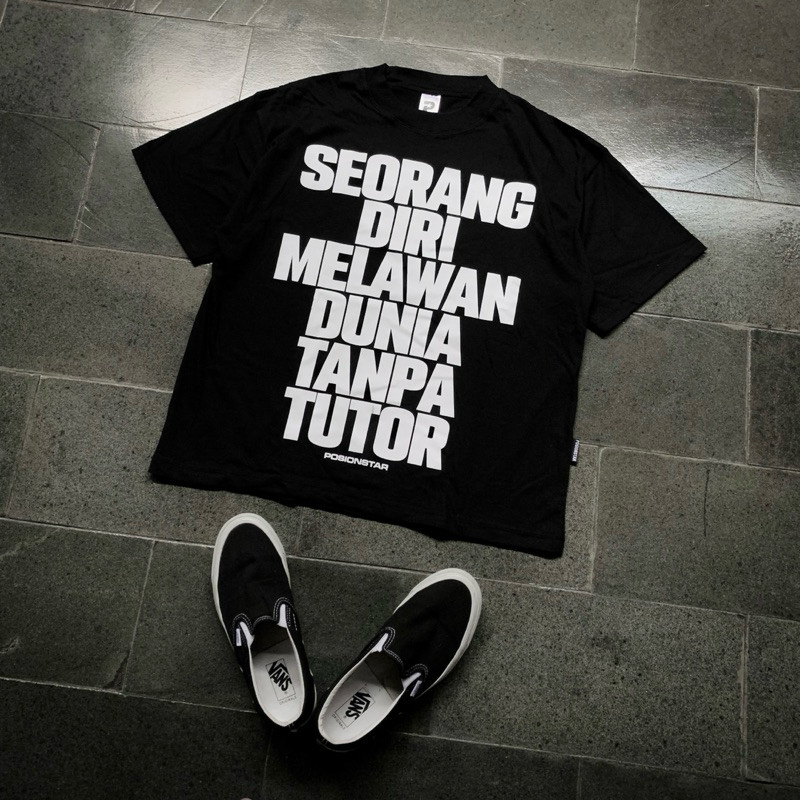 POSIONSTAR - MELAWAN DUNIA BOXY FIT TSHIRT