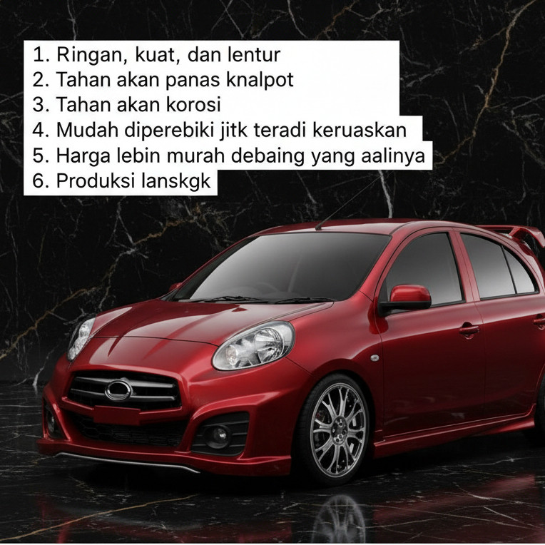 bodikit bodykit nissan march bodikit march 2009-2014