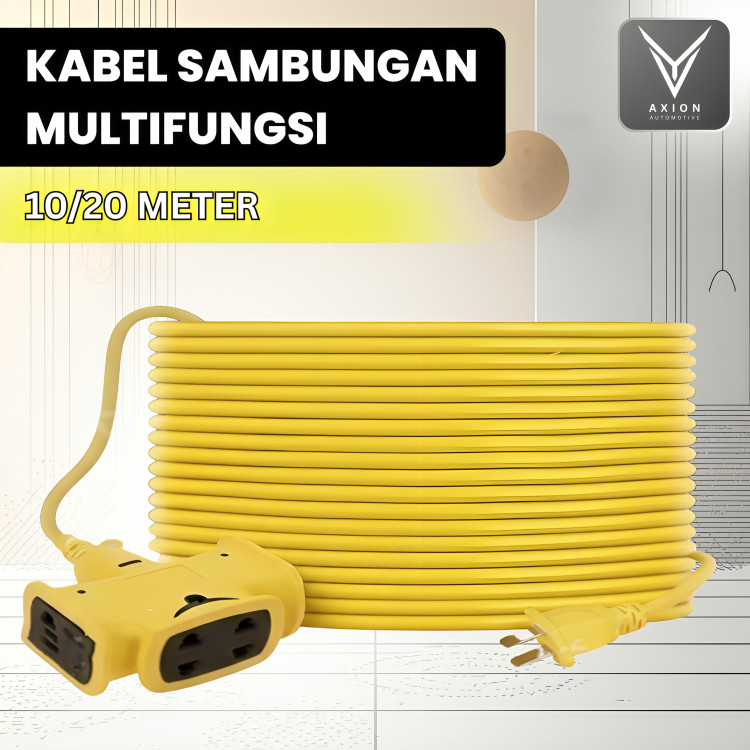 Sambungan Kabel Listrik 10M -20M Multifungsi Penyambung Kabel Listrik Colokan Kabel Roll Listrik Kab