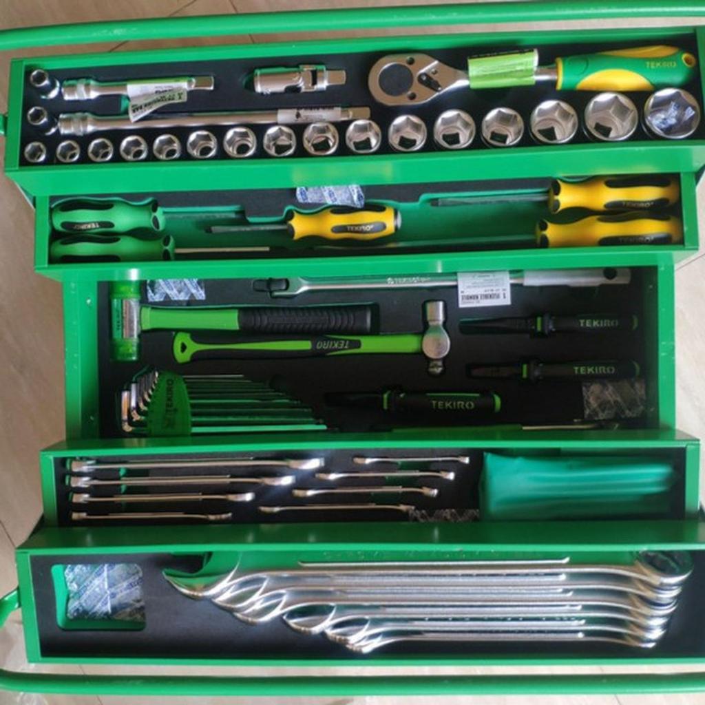 TEKIRO TOOL BOX SET 66 PCS - TOOL KIT - MECHANIC TOOLSET