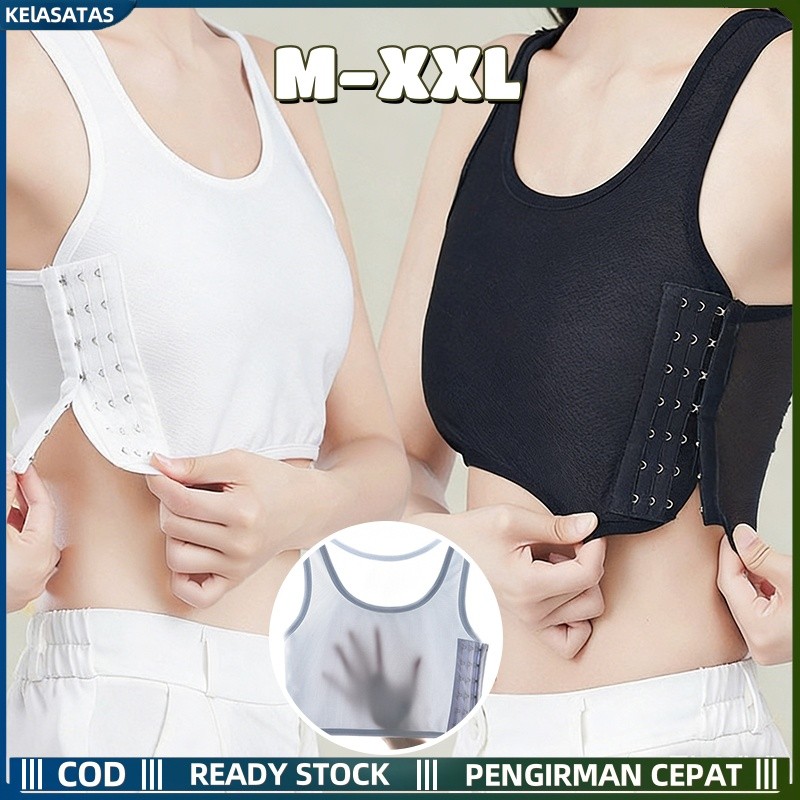 KElASATAS Breast Binder Perata Dada Cewek Unisex Cosplay Binder Half Import Sport Bra Perata Dada Ko