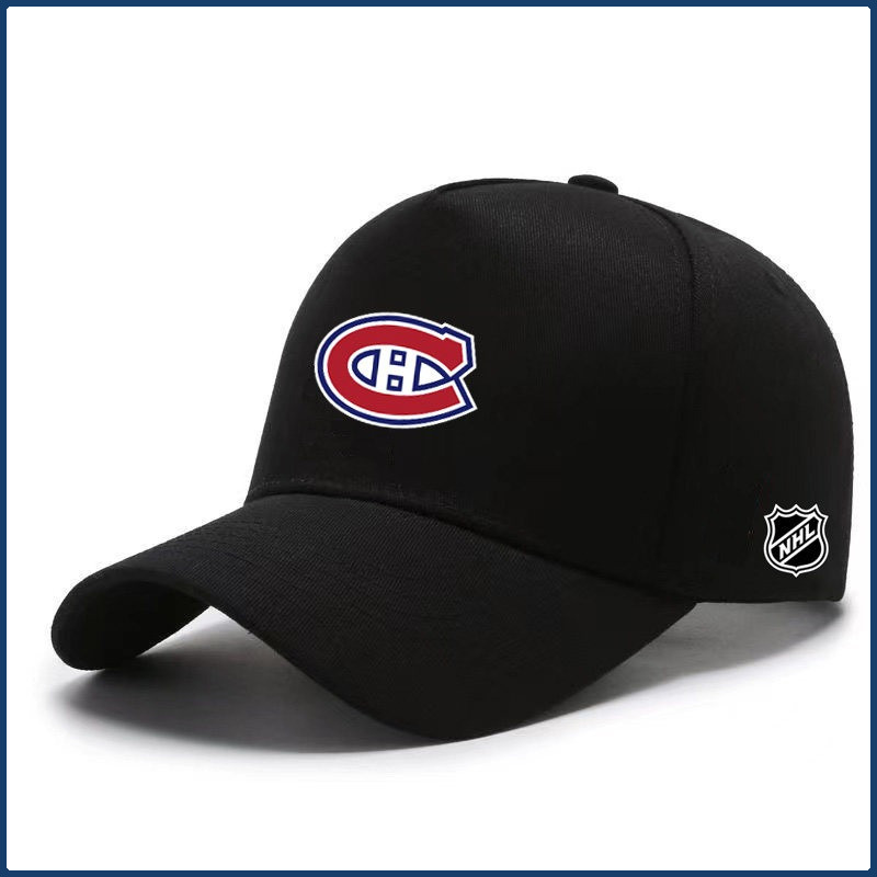 Topi baseball edisi khusus tim Montreal Canadiens dari NHL Amerika Serikat untuk pria, cocok untuk a