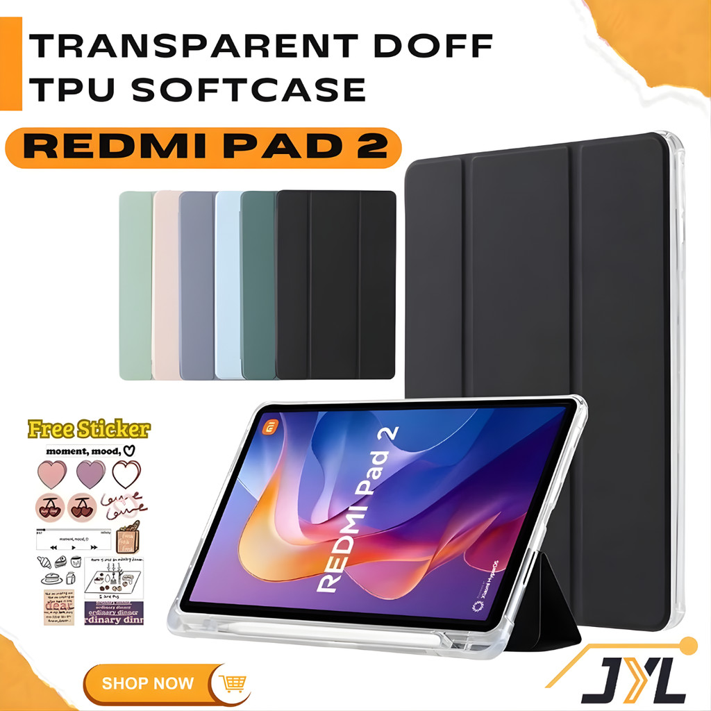 TPU SoftCase untuk Redmi Pad 2 11inch 2025 Redmipad 2 Pro 12.1" Redmipad Pro 12.1" inch Redmipad Se 