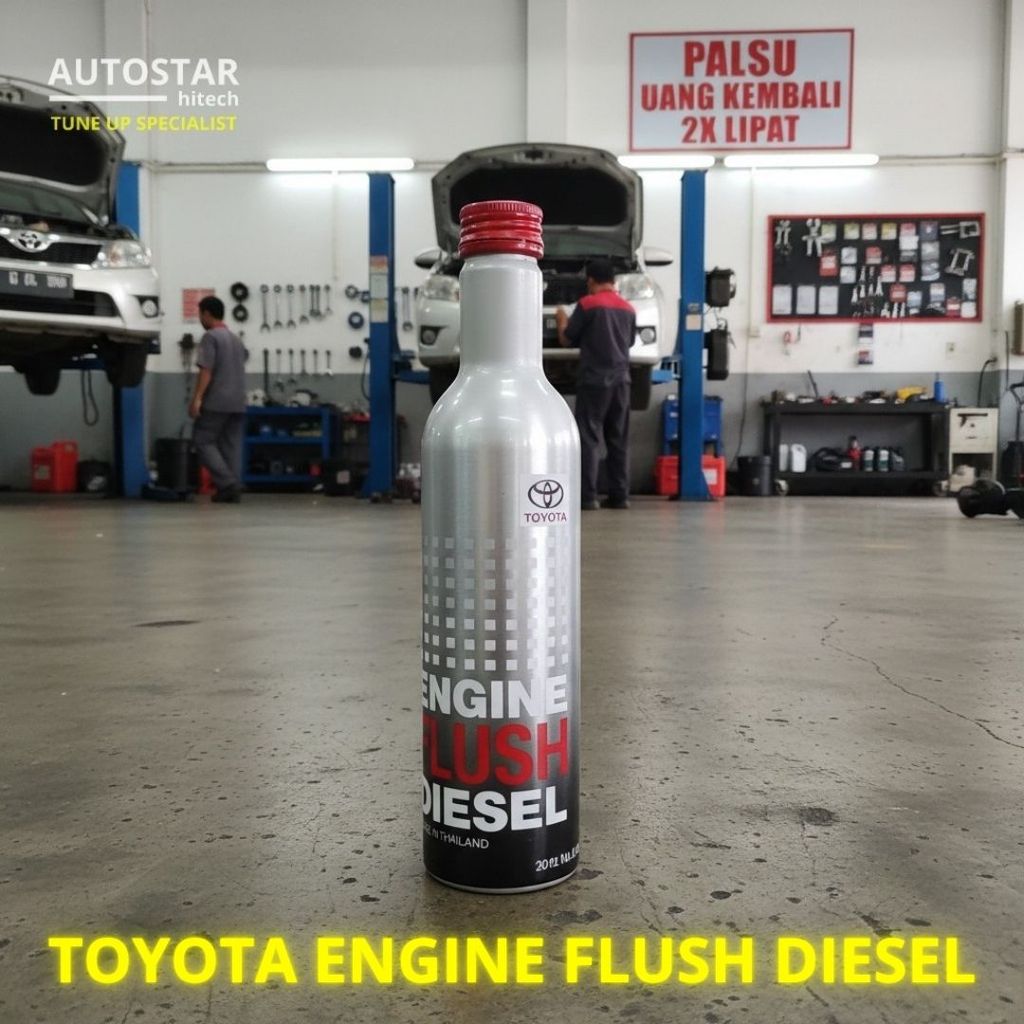 TMO TOYOTA ENGINE FLUSH 300ML DIESEL pembersih sludge mesin mobil disel ORIGINAL
