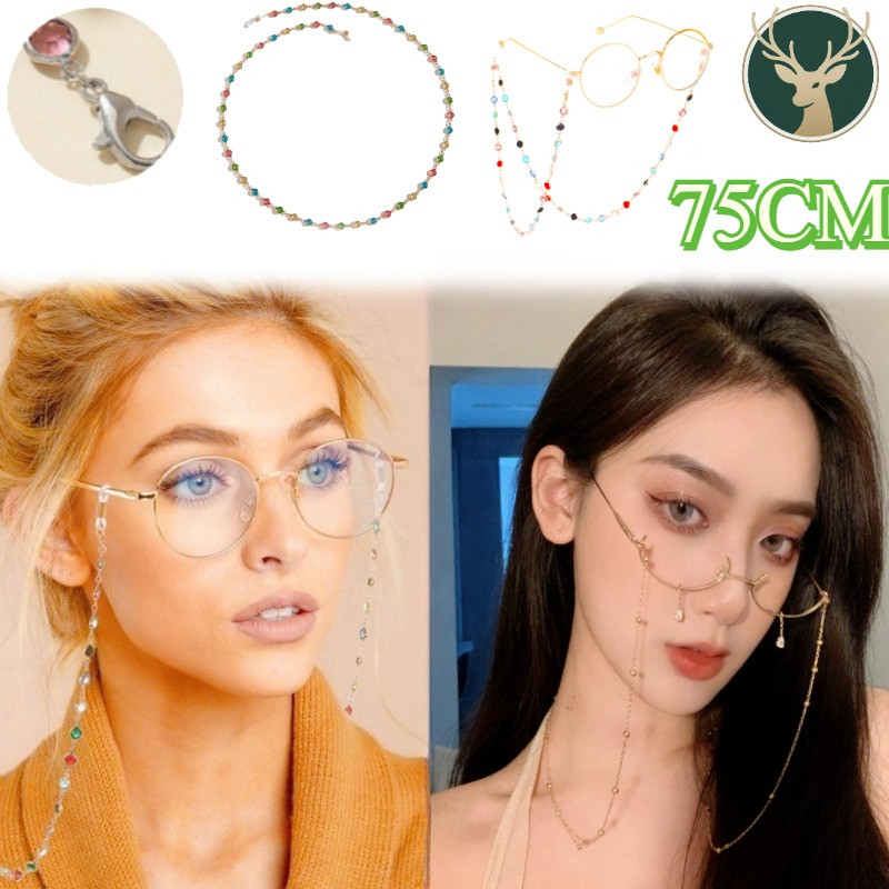 75CM Tali Rantai Kacamata/ Kacamata Setengah Bingkai Rantai/ Tali Kacamata Wanita/ Kalung Rantai Kac
